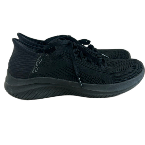 Skechers Sneakers Women's Size 6.5 Color Black Work Slip Resistant Slip-Ins - Picture 4 of 12